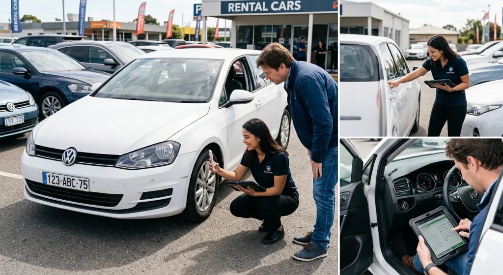 inspection véhicule avant location voiture Maroc contrôle état voiture