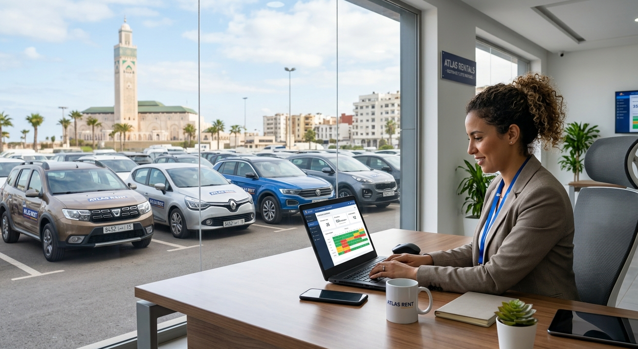gestion agence location voiture Maroc logiciel moderne