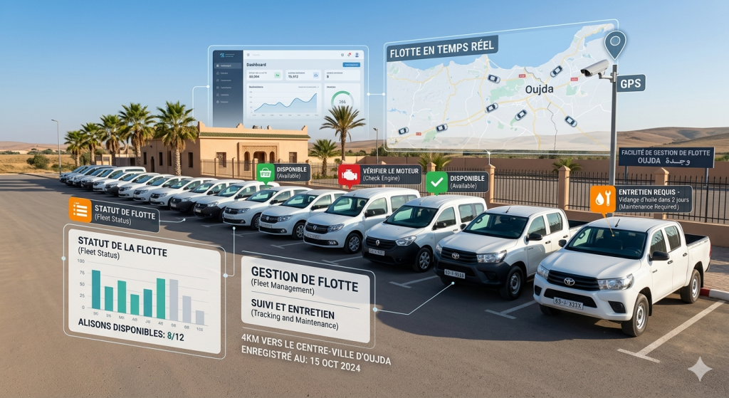 gestion flotte voitures location suivi maintenance véhicules