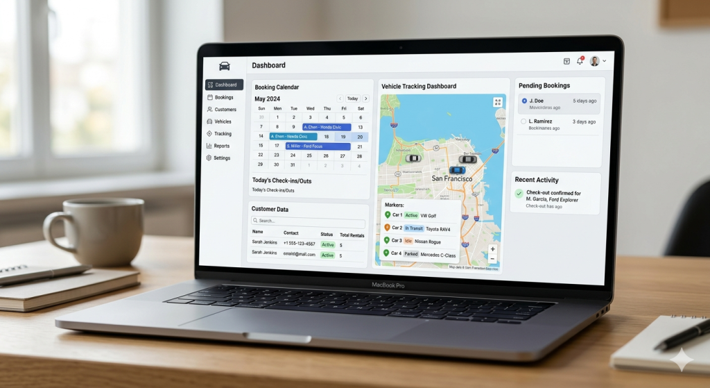 logiciel gestion location voiture Maroc reservations automatisées