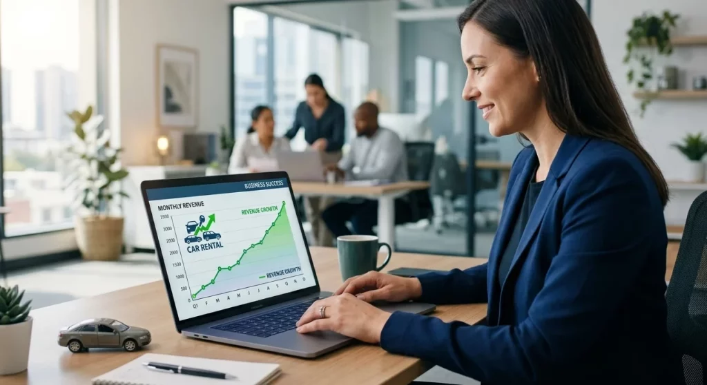 rentabilité logiciel location voiture maroc gain temps profit