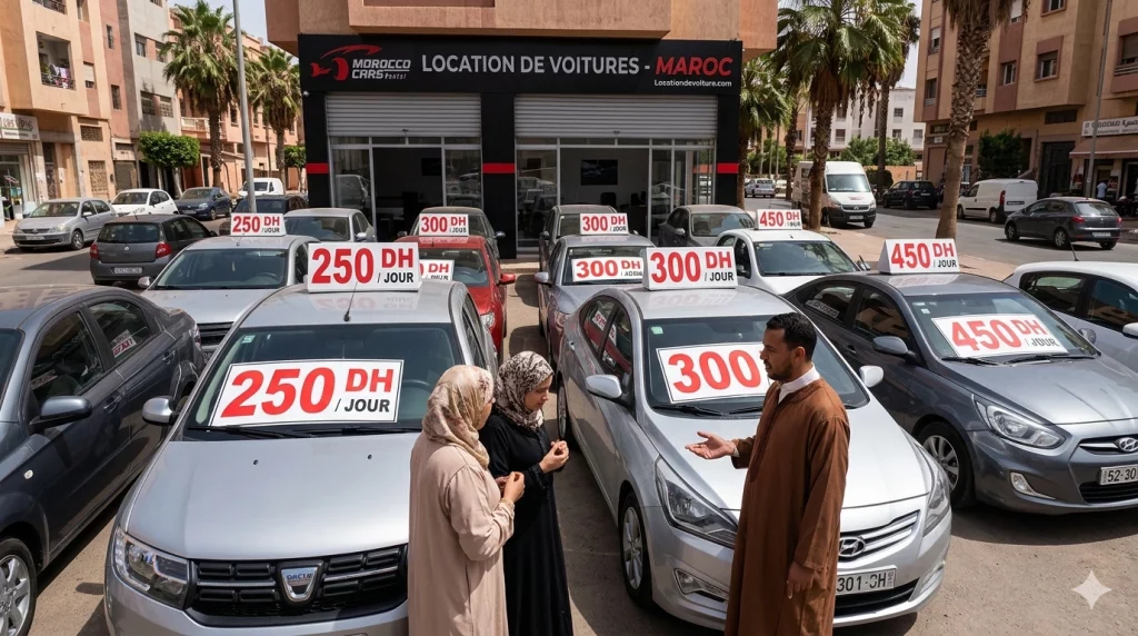 tarifs location voiture Maroc 2026