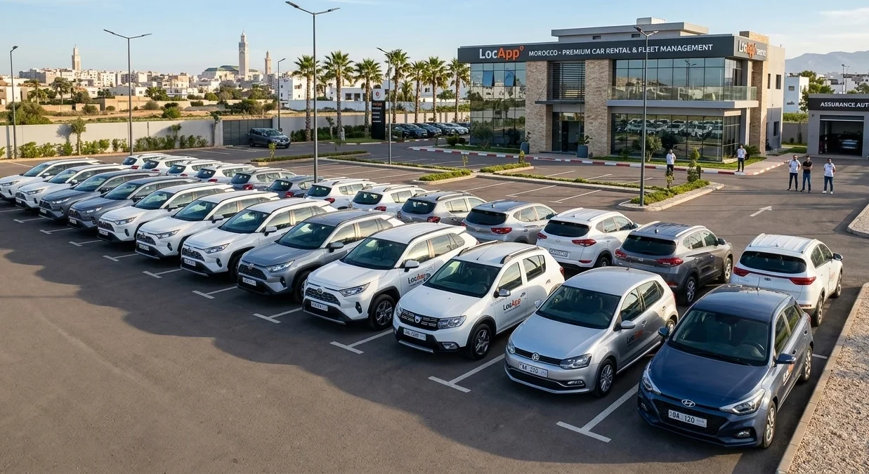 Contrat légal location voiture Maroc avec LocApp