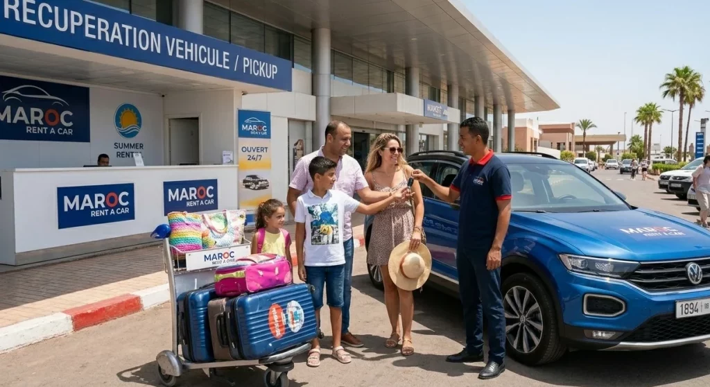 MRE location voiture Maroc été réservation SUV familial