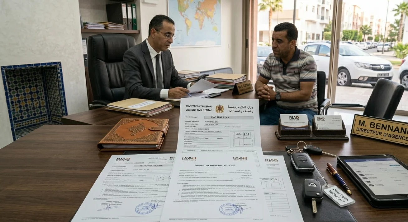 ترخيص SVR لوكالة كراء السيارات في المغرب